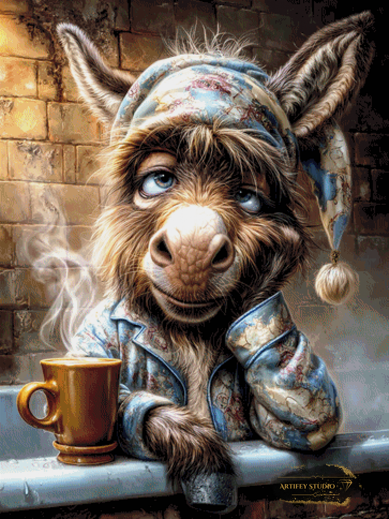 Morning Grouch by LaViie 90x120 with 170 colors