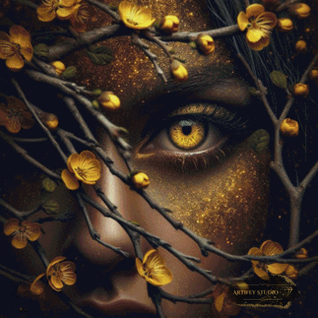 Regard d´Or by Diynamite 80x80 mit 100 Farben - Artifey Studio