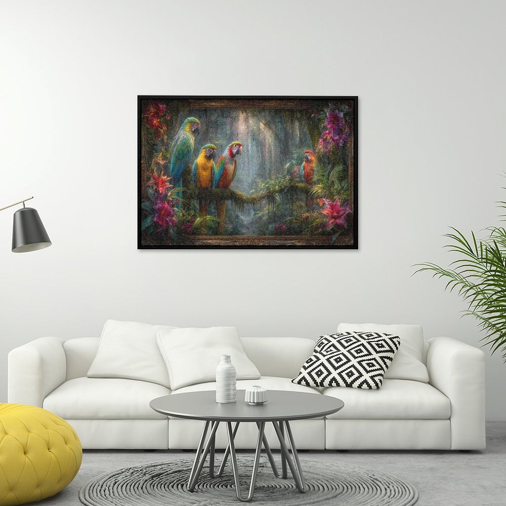 Cozy get-together frame II by Morrigan Jigsaw Puzzles - Artifey Studio