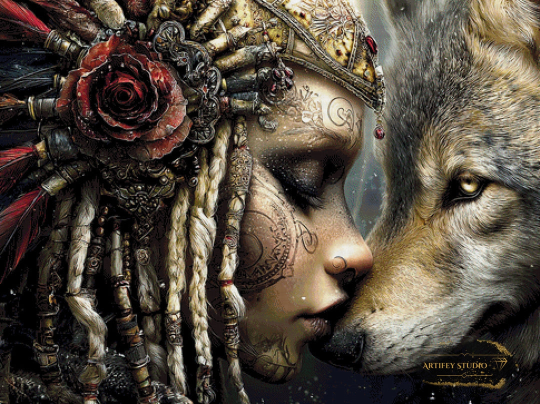 Soulmates of the Wild by Skyler 120x90 mit 170 Farben Artifey Studio