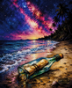 Flaschenpost by Daye 90x110 mit 360 Farben