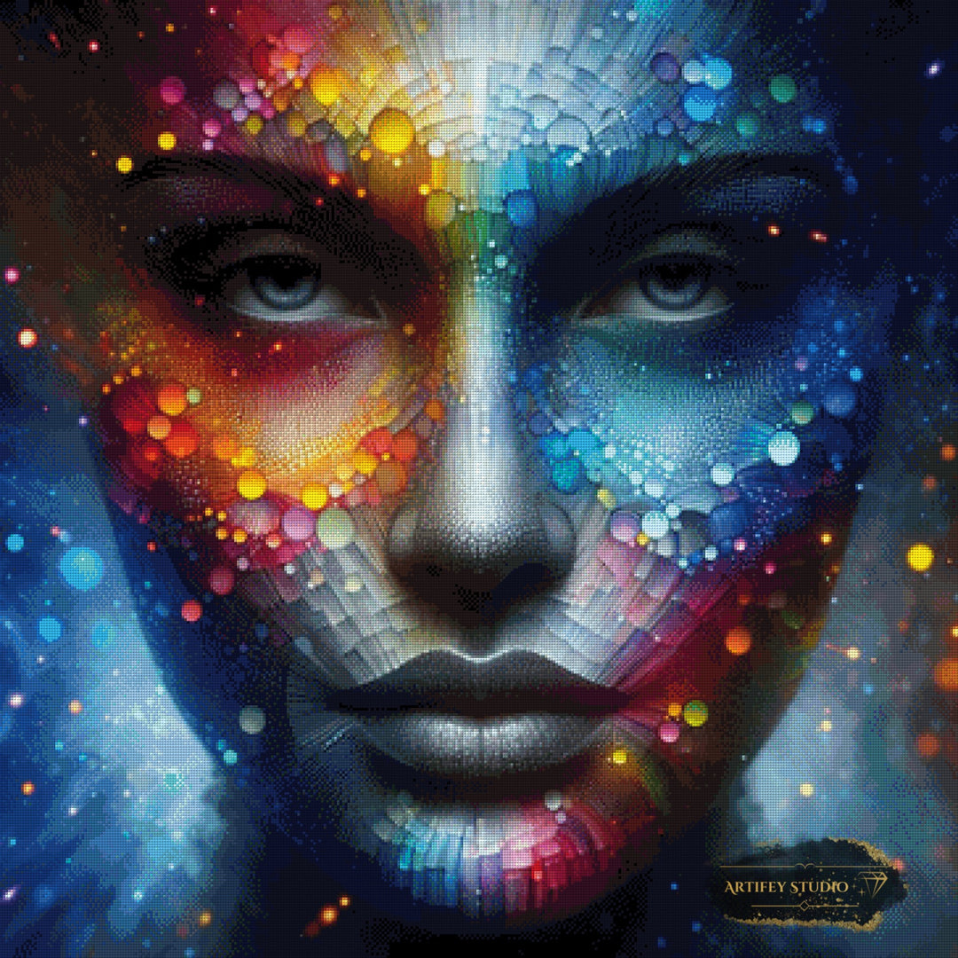 Das Prisma der Seele by Mirael 90x90 mit 300 Farben - Artifey Studio
