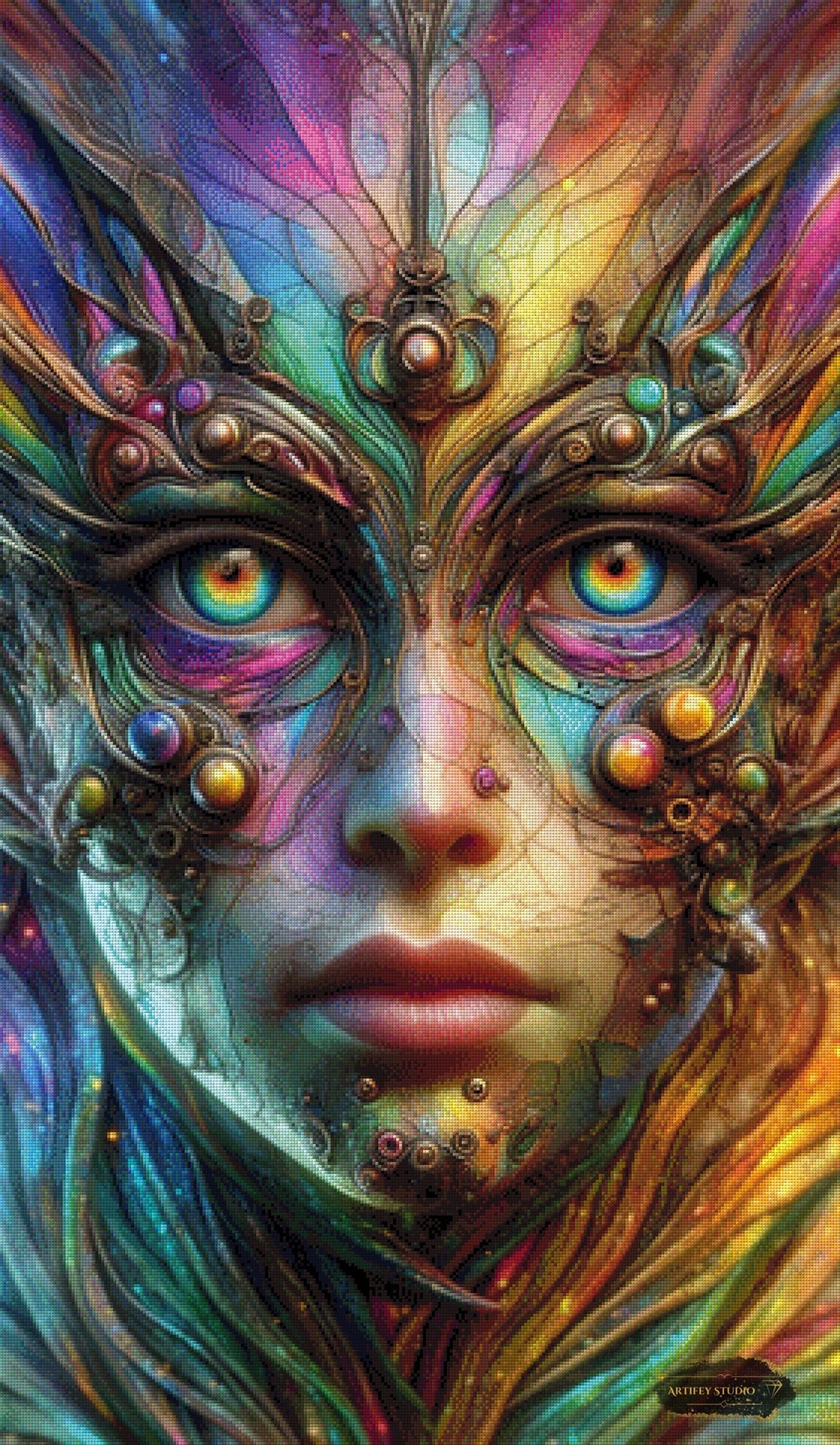 Vision of colors by MAD 70x120 mit 360 Farben Artifey Studio