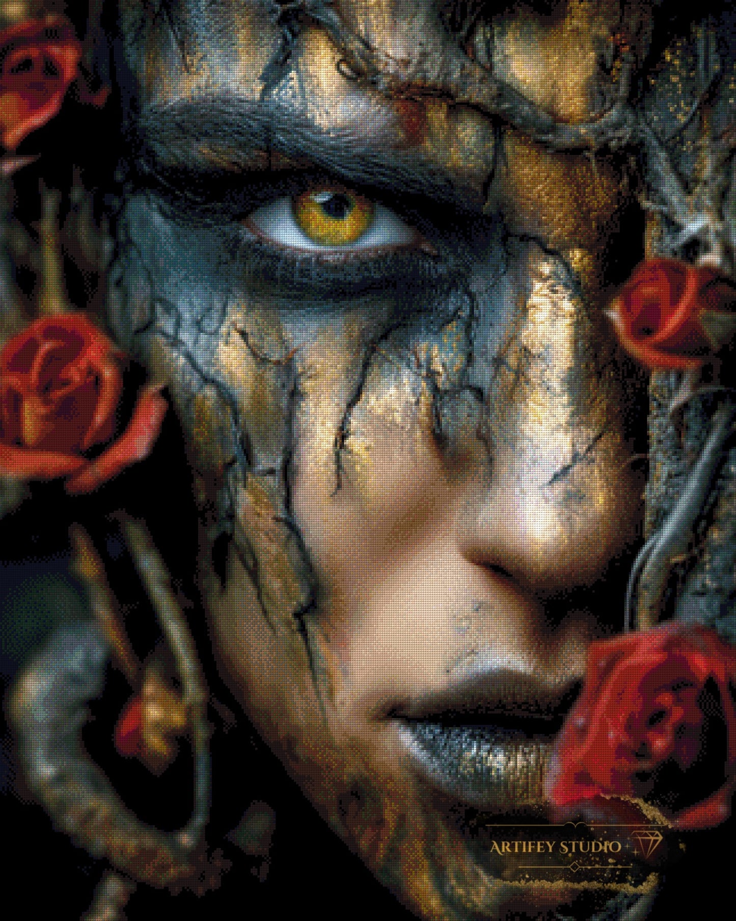 Flora Mortis by Skyler 80x100 mit 180 Farben