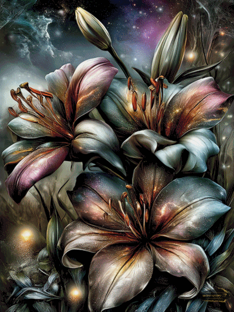 Astral-Flora by LaViie 90x120 mit 240 Farben
