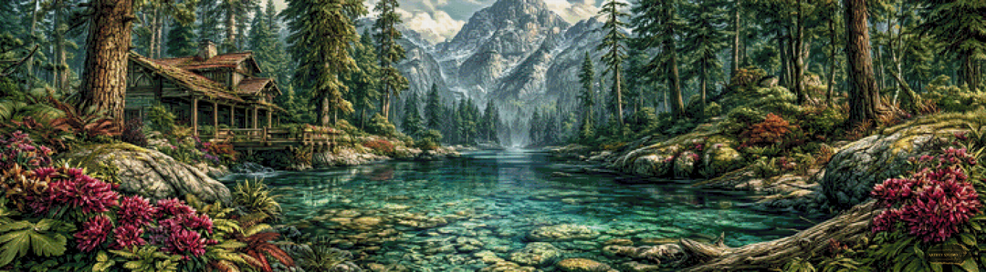 Paz de los Alpes de Artifey 180x50 con 260 colores