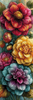 Flower Symphony by Morrigan 60x180 mit 360 Farben