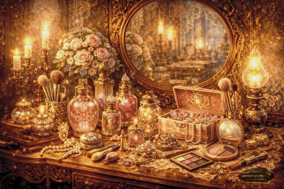 Treasure of Elegance by Daye 120x80 mit 100 Farben