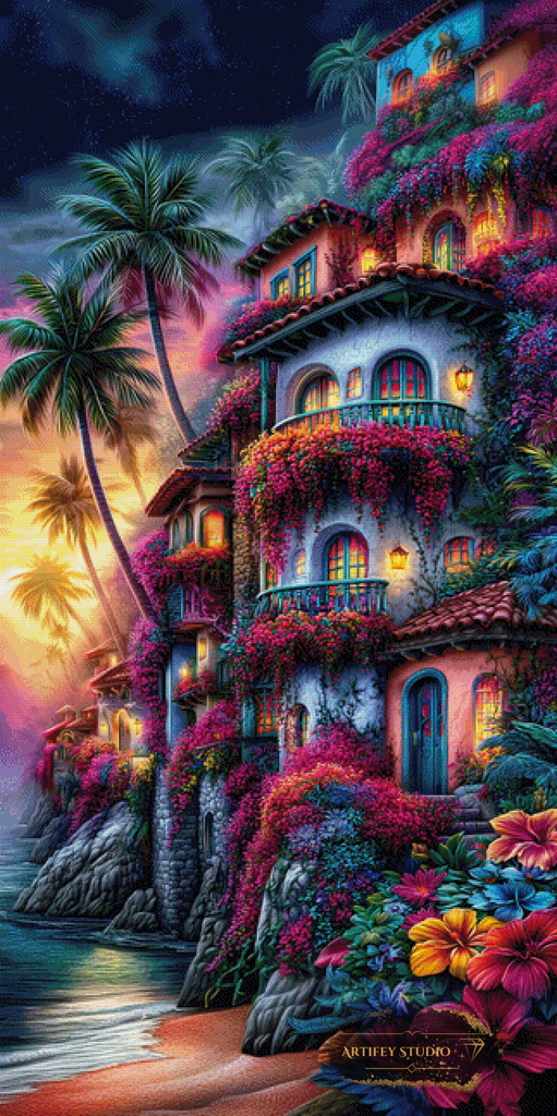 Casa Trópica II de Morrigan 80x160 con 370 colores