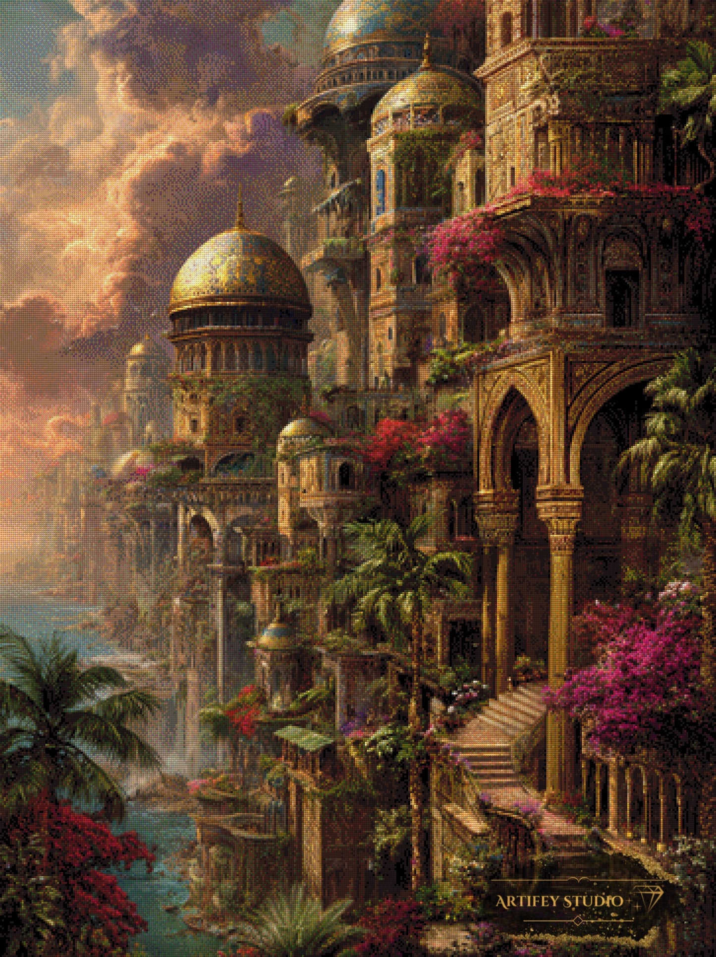 Qasr al-Ahlam by Mirael 90x120 mit 200 Farben