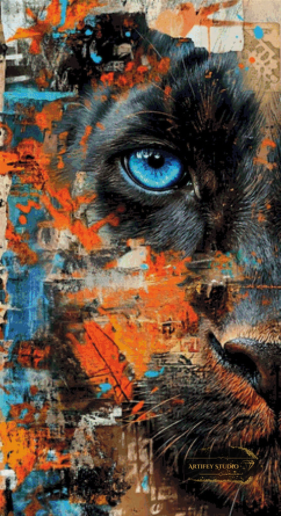 Panther-Art by Saphira 60x110 con 190 colores