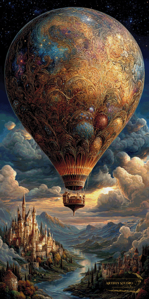 Sky Sailor by Skyler 80x160 mit 210 Farben - Artifey Studio
