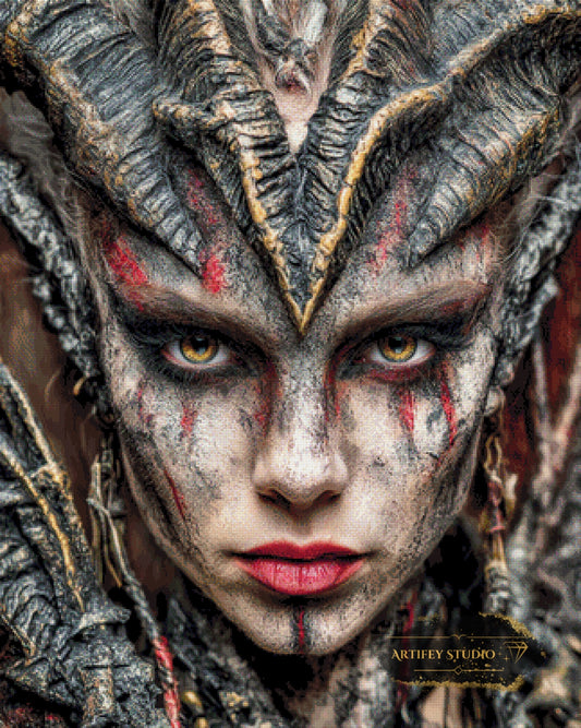 Regina Draconis by Morrigan 80x100 mit 170 Farben