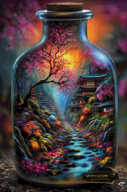 Spirit of Zen by Morrigan 80x120 mit 330 Farben