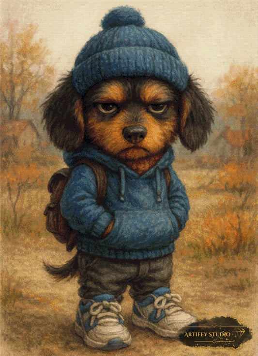 The Grumpy One by Diynamite 80x110 mit 115 Farben