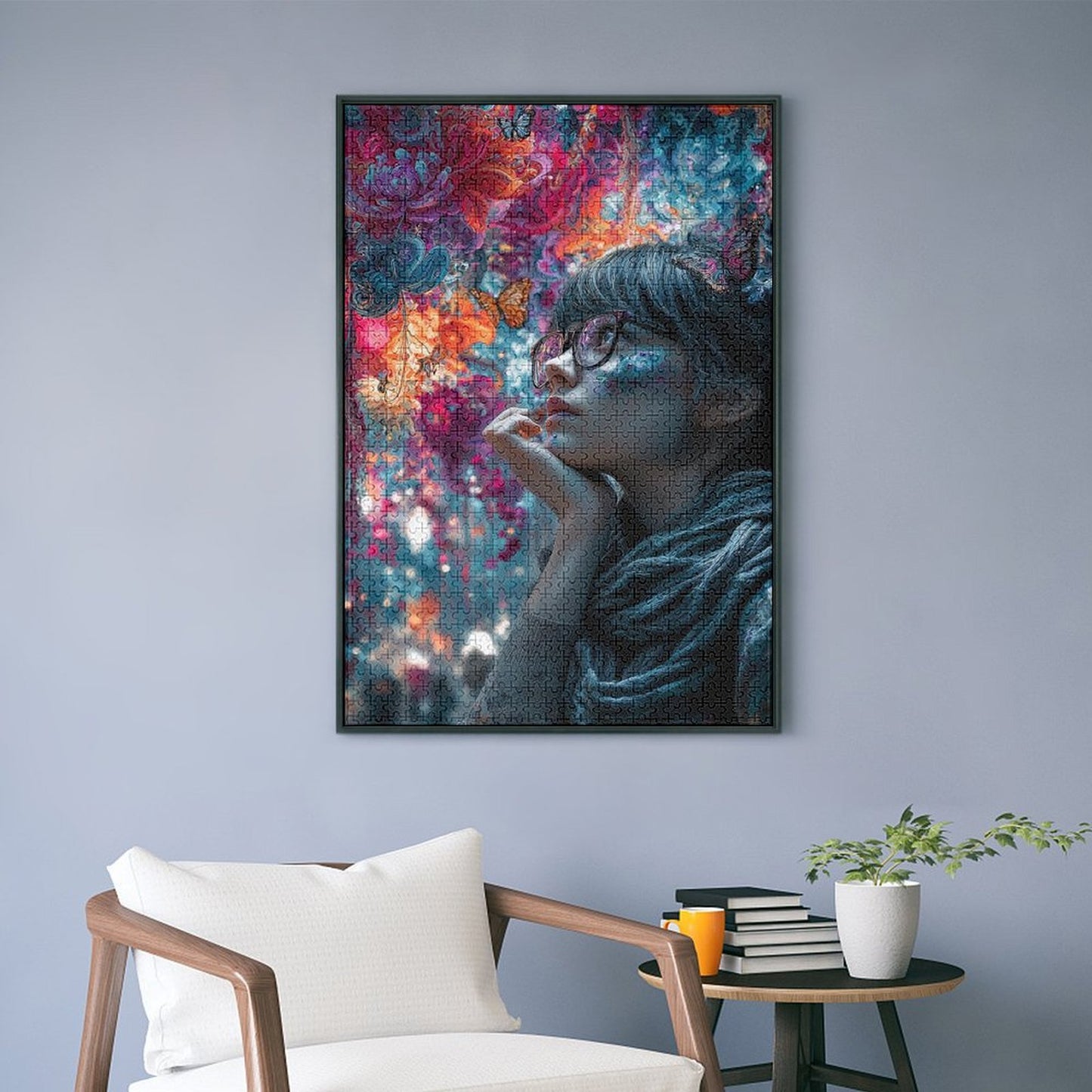 Power of imagination by Mirael 1000-Piece Wooden Jigsaw Puzzles (Vertical) 