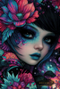 Midnight Flora by Lexxa 80x120 with 250 colors