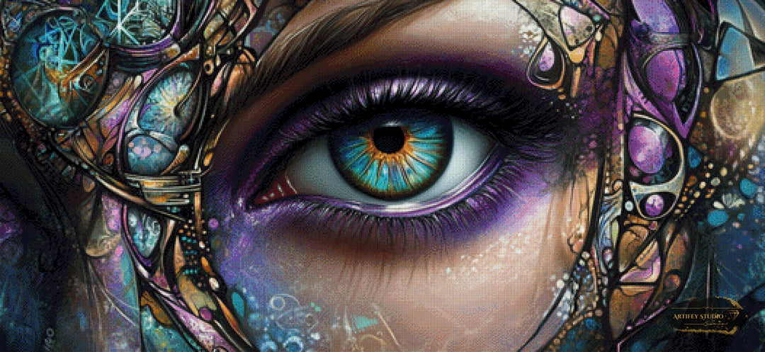 I see You by Lexxa 130x60 mit 260 Farben - Artifey Studio