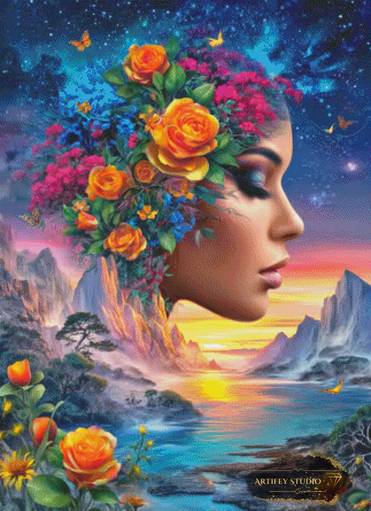 Spirit of Colors by Mirael 80x110 mit 350 Farben