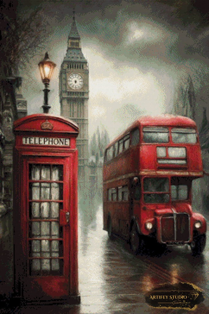 Echoes of the Past II by Skyler 60x90 mit 130 Farben - Artifey Studio