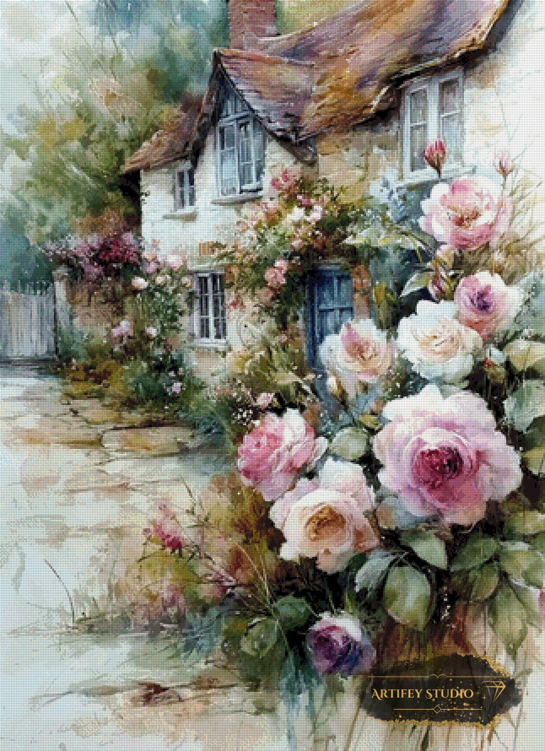 The Secret Garden by Mirael 80x110 mit 200 Farben Artifey Studio