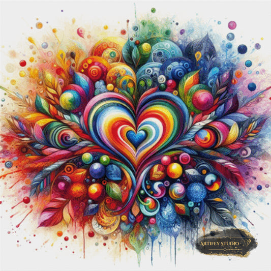 Farben der Liebe by Pixxchicks 90x90 mit 430 Farben