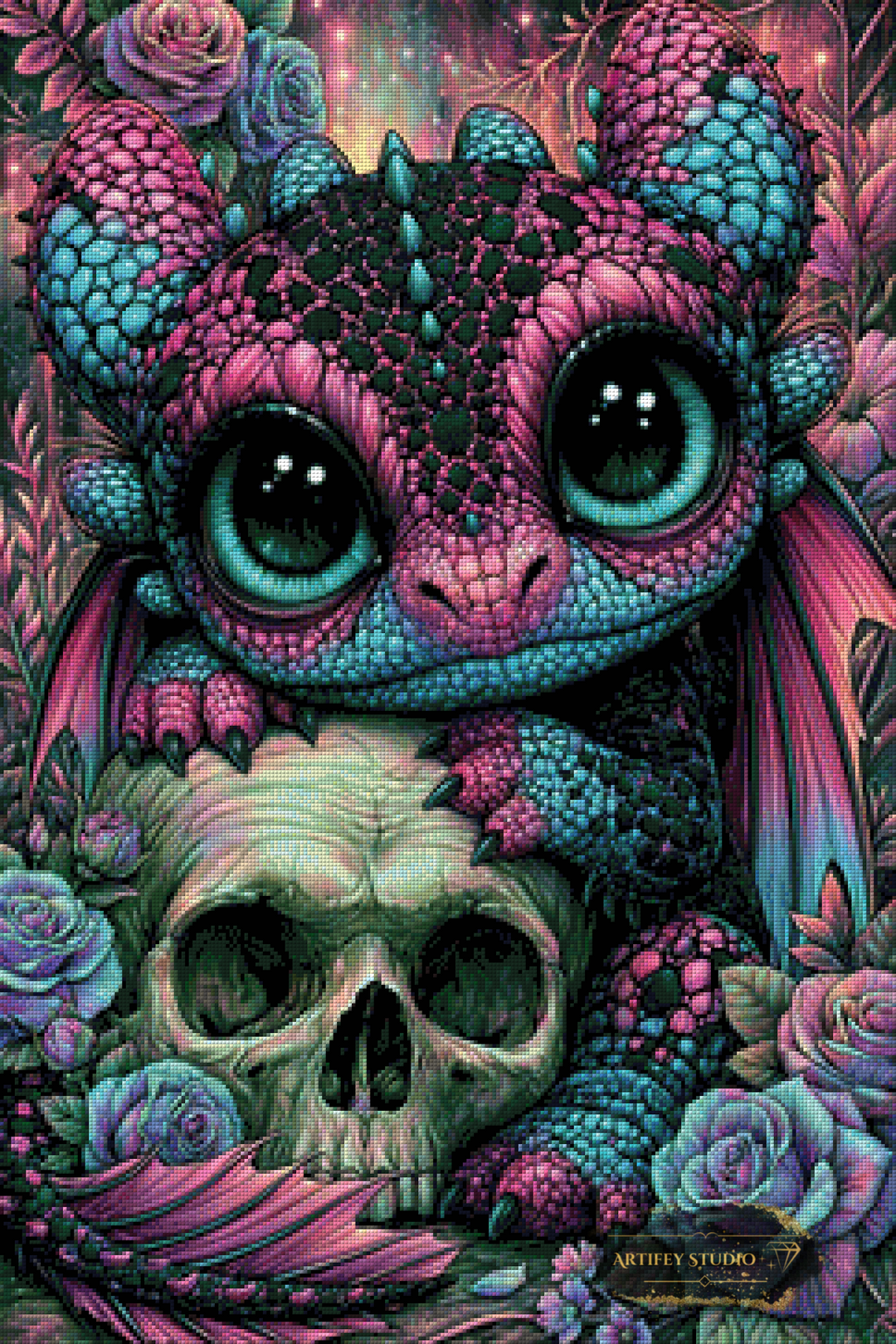 Bloom of the Dragon de Lexxa 60x90 con 230 colores