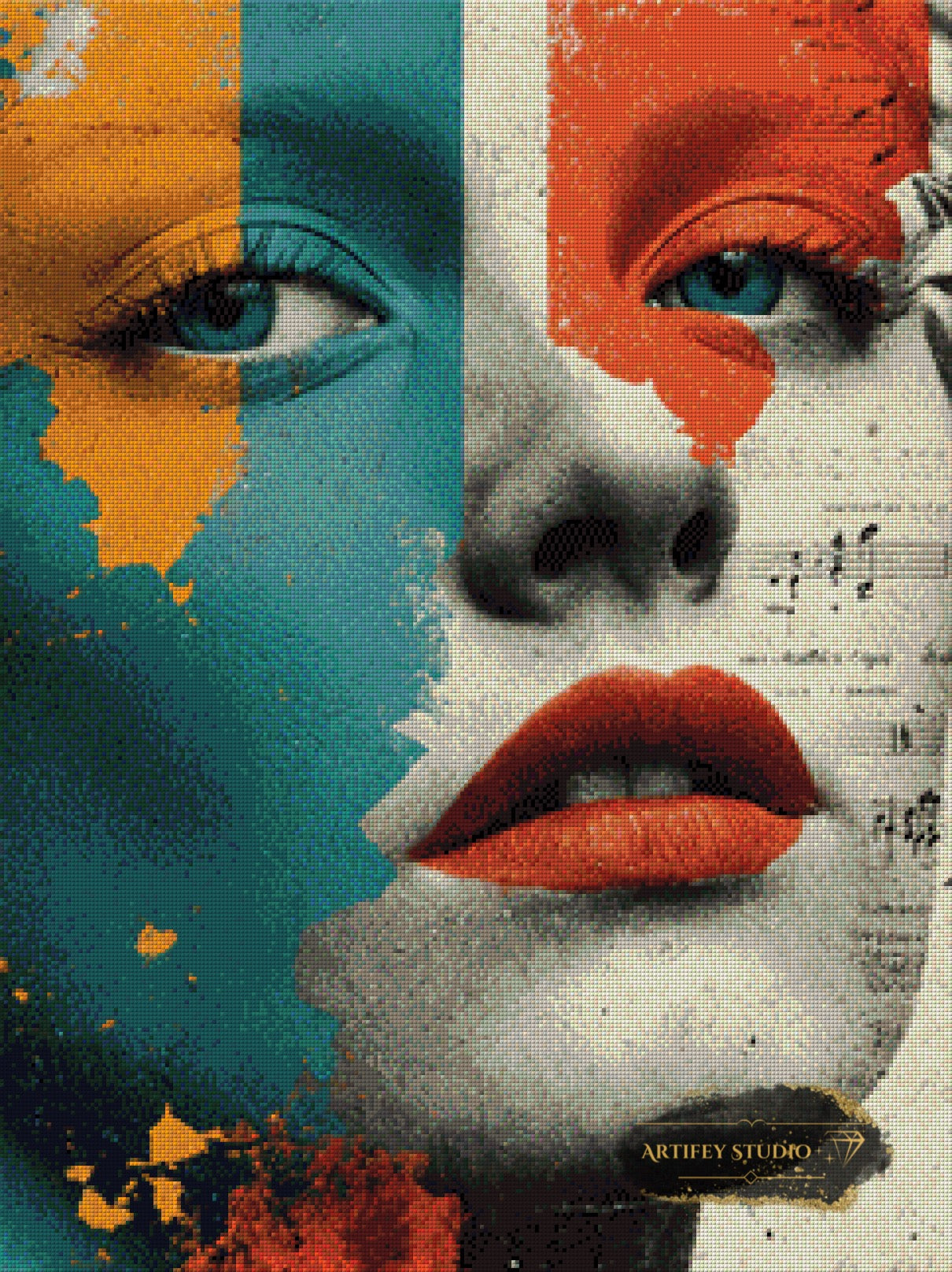 Melody of Silence II by Skyler 60x80 mit 140 Farben