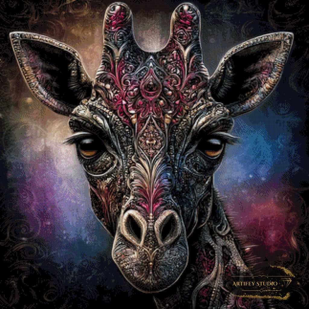 Stille Vigilanz by Morrigan 80x80 mit 150 Farben Artifey Studio