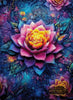 Floral Mandala by Morrigan 80x110 mit 320 Farben - Artifey Studio