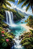 Tropen Paradies by Daye 80x120 mit 290 Farben