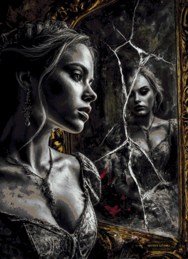 Splitter der Seele by Morrigan 80x110 mit 80 Farben Artifey Studio