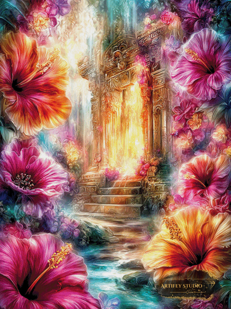 Das vergessene Portal by Artifey 90x120 mit 390 Farben Artifey Studio