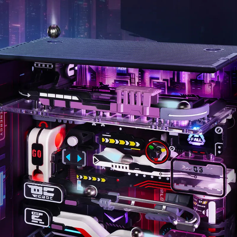 Die Stadt der Zukunft - Murmelbahn, Modelbau, 3D-Puzzles