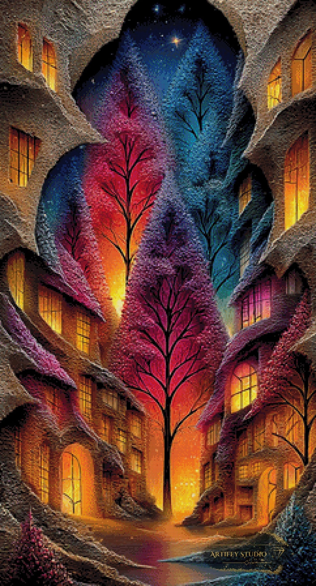 Color District by Morrigan 60x110 mit 250 Farben - Artifey Studio