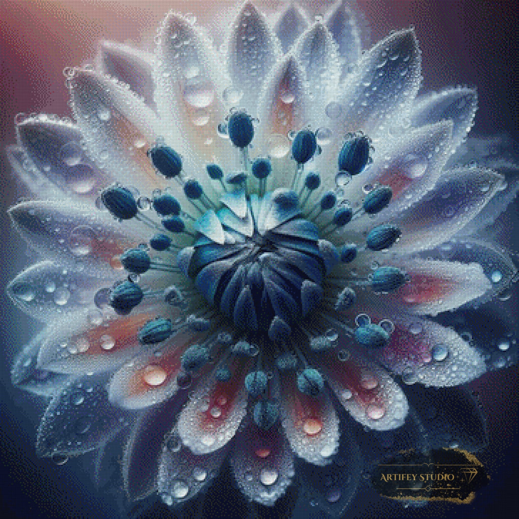 Deep blue core by Diynamite 90x90 mit 140 Farben - Artifey Studio