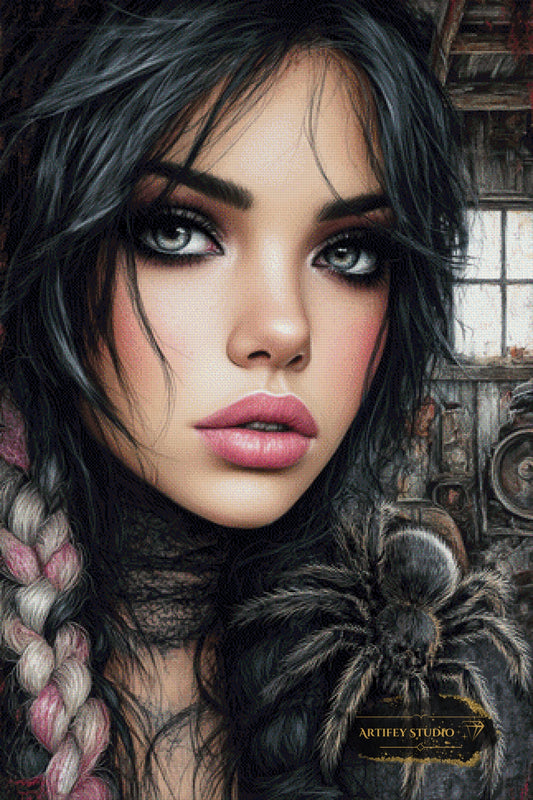 Lady of Spider by Lexxa 80x120 mit 125 Farben