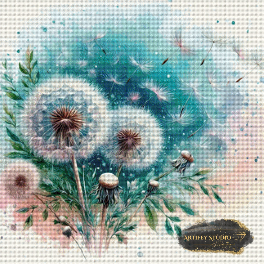 Atem des Frühlings by PIxxchicks 80x80 mit 180 Farben Artifey Studio