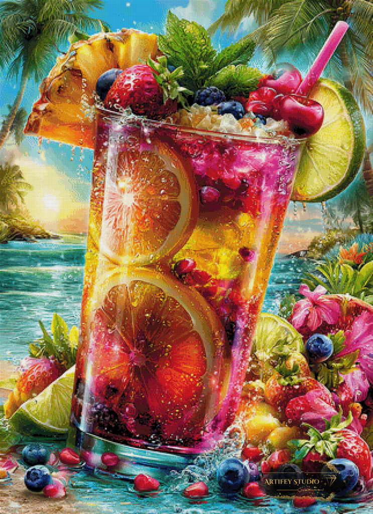Summer Rush II by Morrigan 80x110 with 420 colors