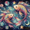 Fische by Mirael 80x80 mit 210 Farben - Artifey Studio