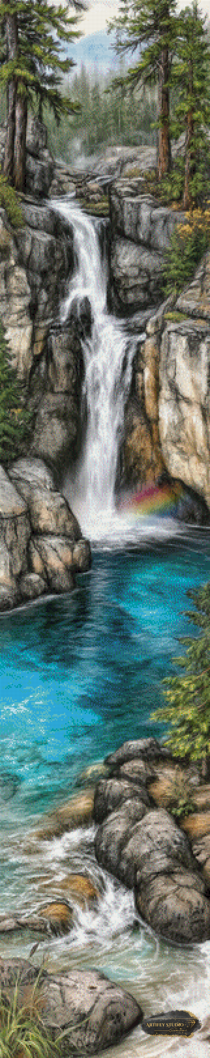 Waterfall by Lexxa 40x200 mit 190 Farben