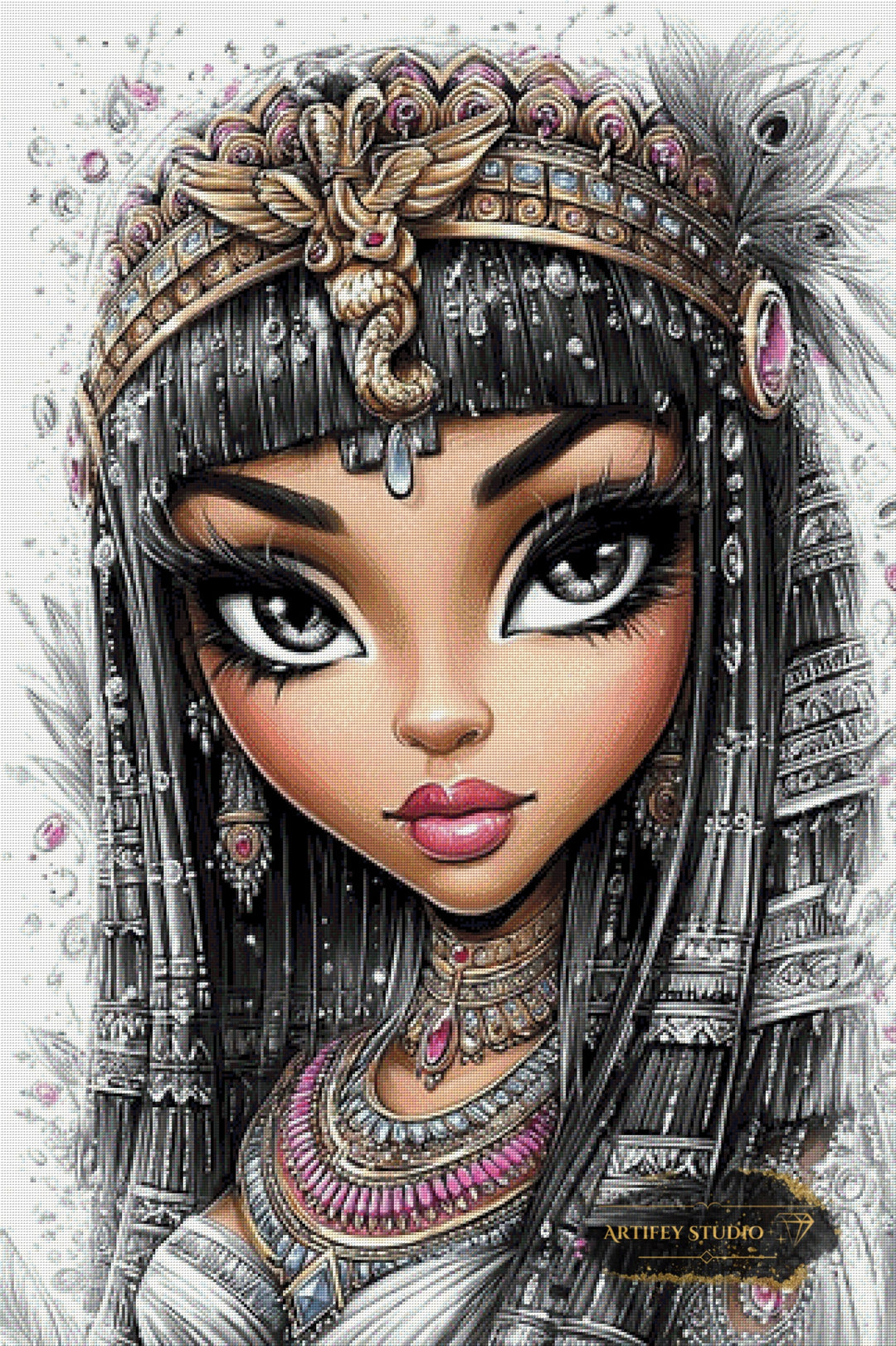Kleo by Lexxa 80x120 mit 170 Farben - Artifey Studio
