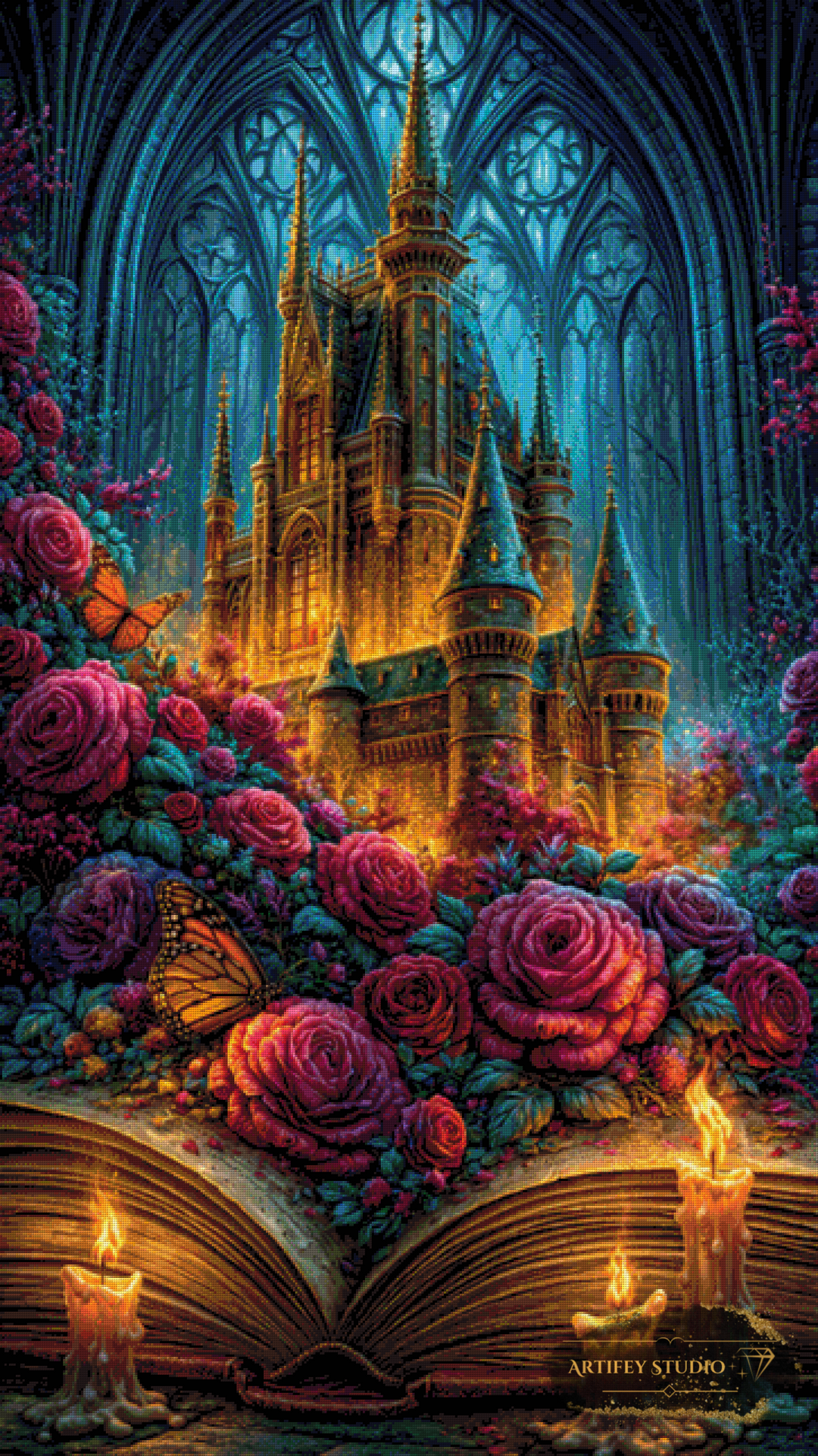 Schloss der Geschichten III by Morrigan 90x160 mit 300 Farben