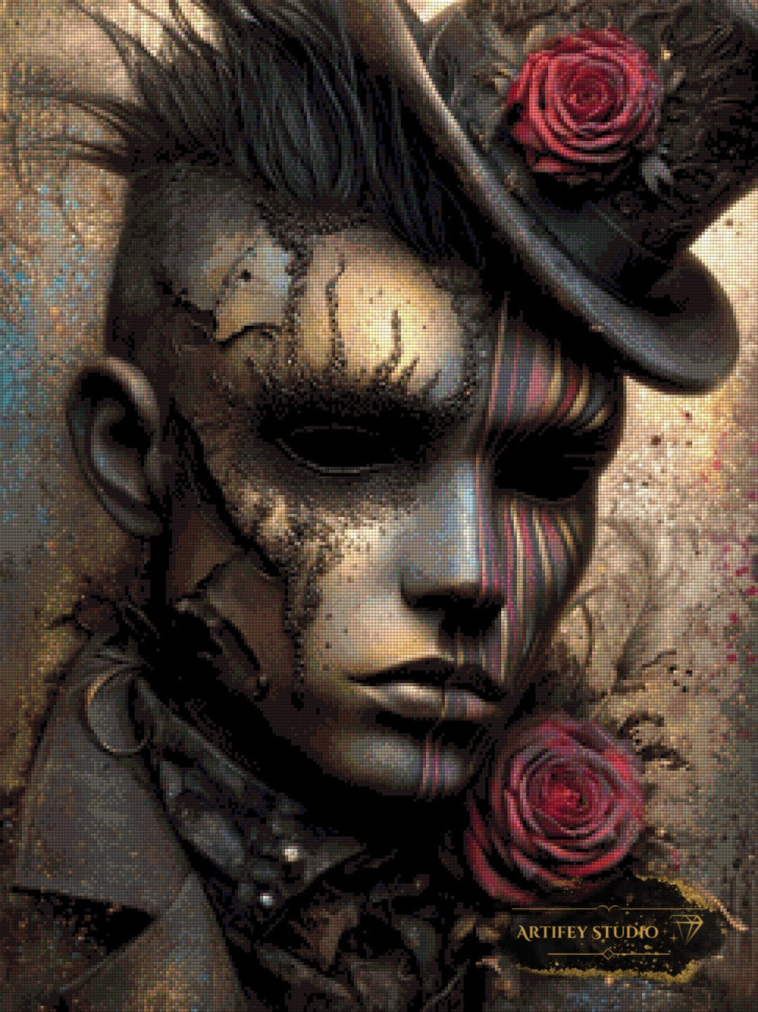 The Phantom by Skyler 60x80 mit 120 Farben Artifey Studio