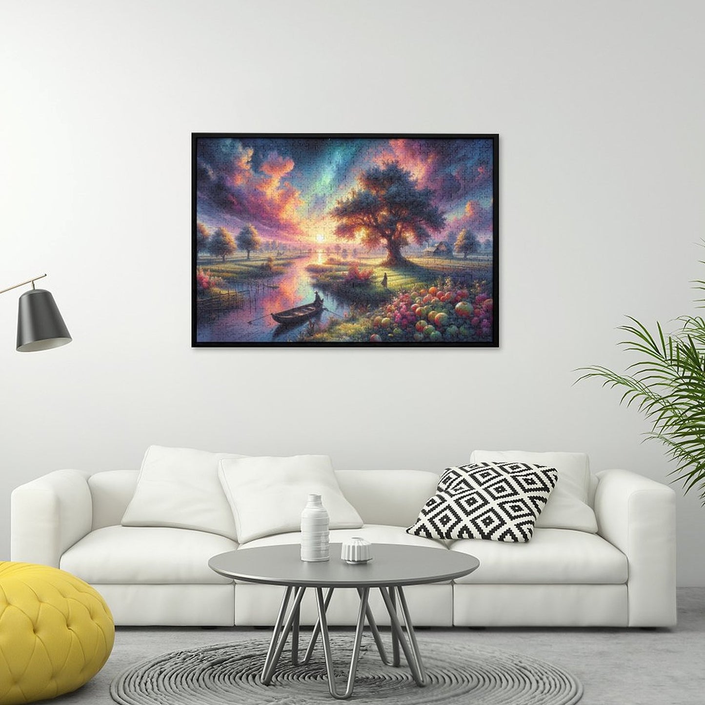 The Last Ray of Sun by Artifey 1000-Piece Wooden Jigsaw Puzzles (Horizontal)