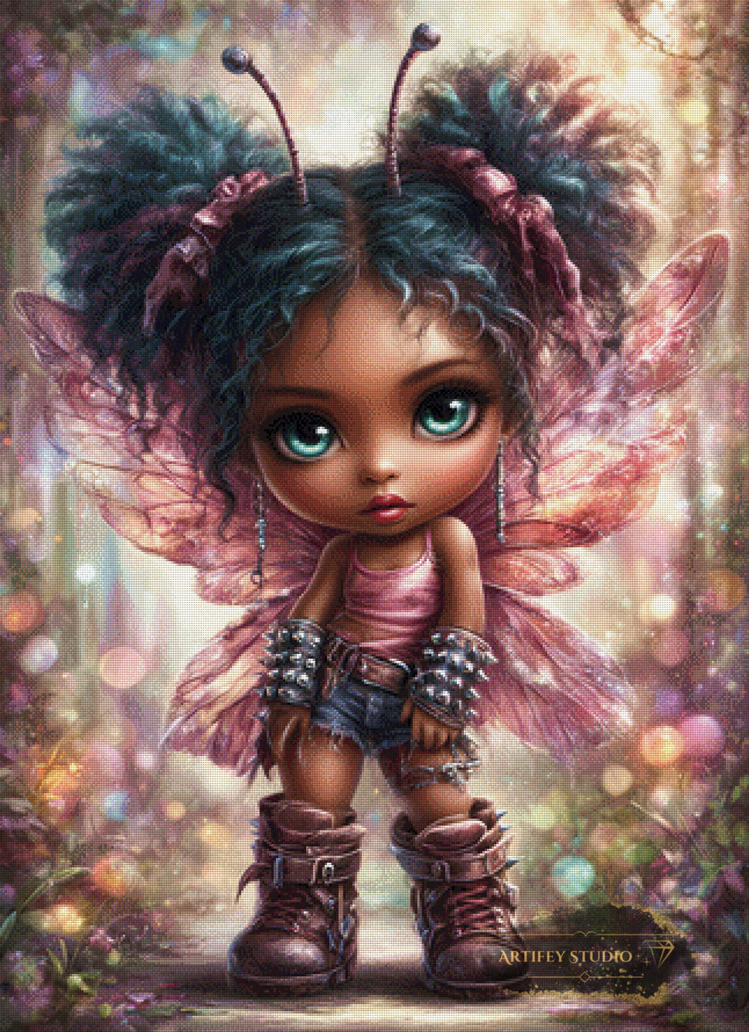 Freche Fee by LaViie 80x110 mit 240 Farben - Artifey Studio