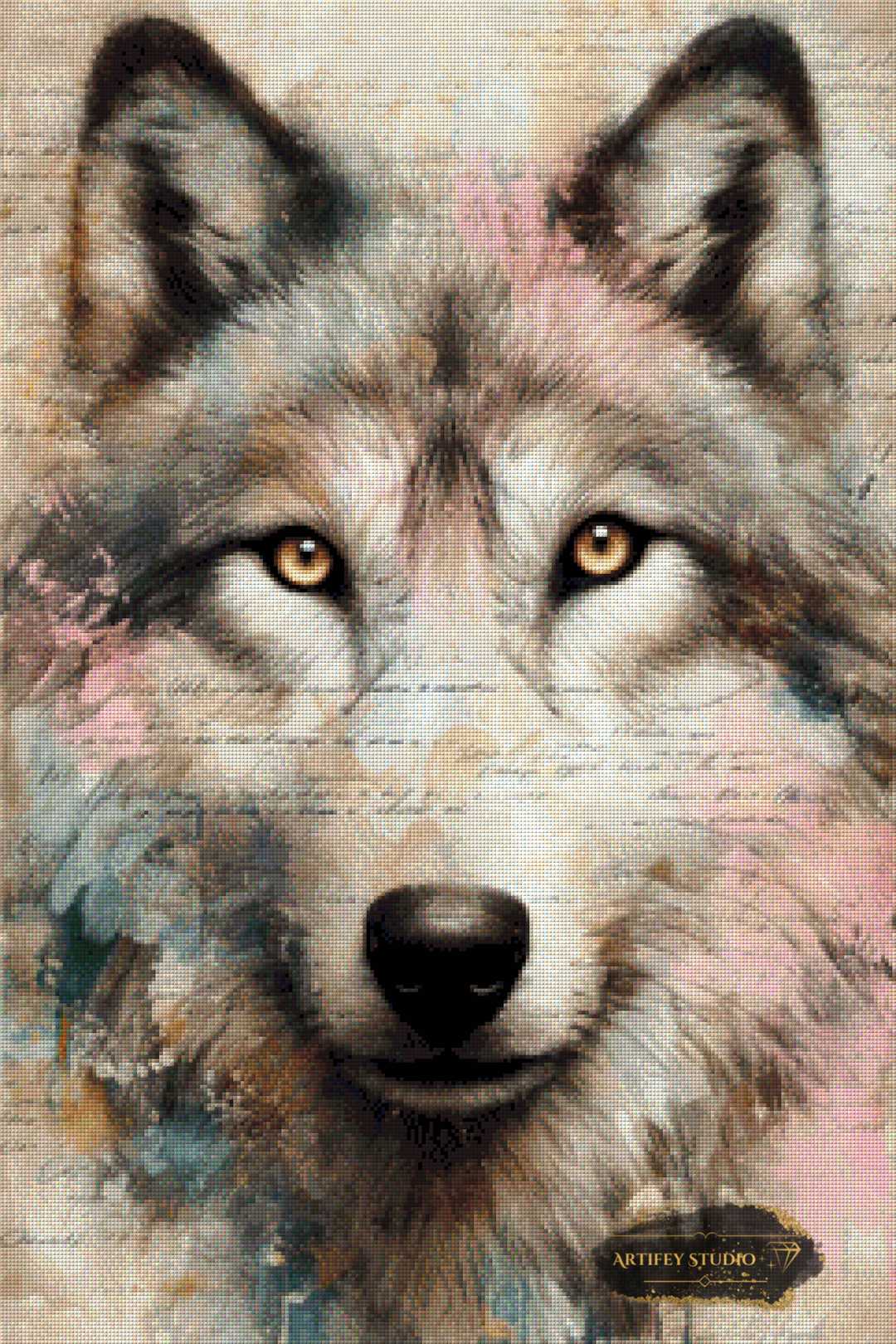 The Soul of the Wolf by MAD 60x90 with 120 colors