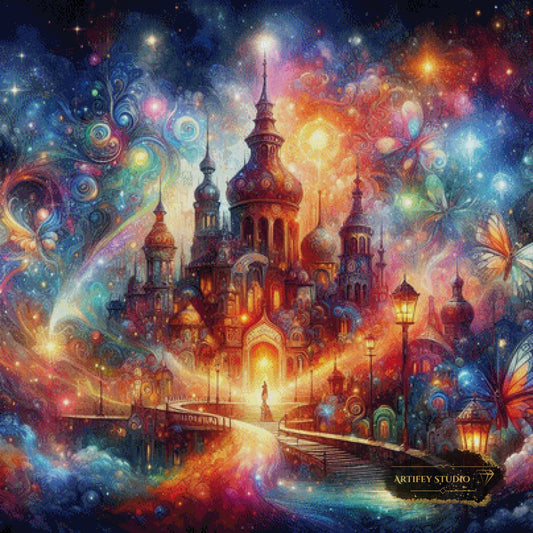 Palast der Träume by Artifey 100x100 mit 330 Farben