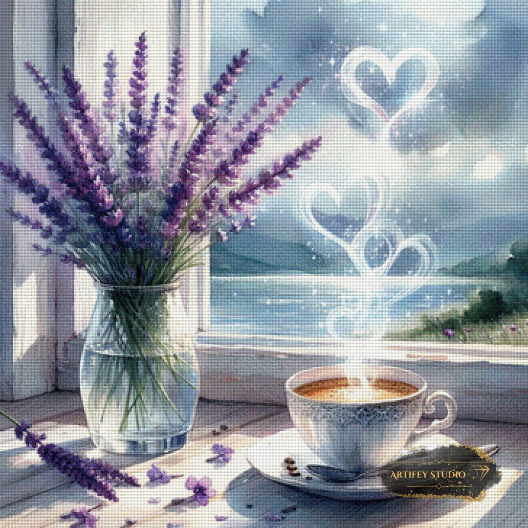 Ein Schluck Liebe by Pixxchicks 90x90 mit 150 Farben - Artifey Studio