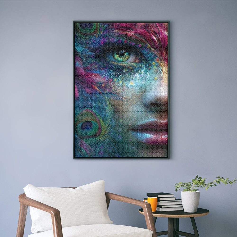 Peacock Gaze by Artifey Jigsaw Puzzles - Artifey Studio